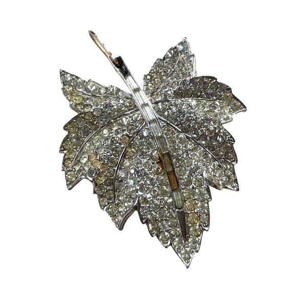 VTG Ladybug Gold Tone Marcel Boucher Leaf Pendant W.German Pin Earrings Set - Picture 6 of 9